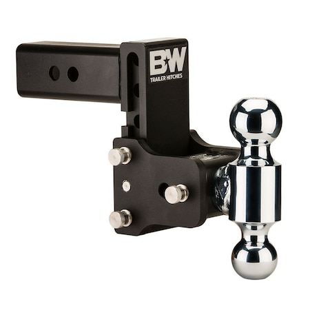 B&W Towing 2.5 Model 8 Blk T&S Dual Ball TS20037B
